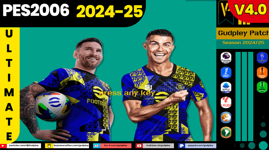 PES 2006 - Gudpley Patch Season 2025 V.4 Ultimate Edition (PC) product image (1)