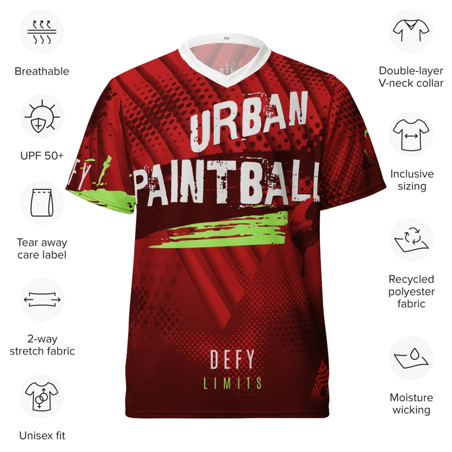 Urban Defiance - Pro Jersey, RED product image (3)