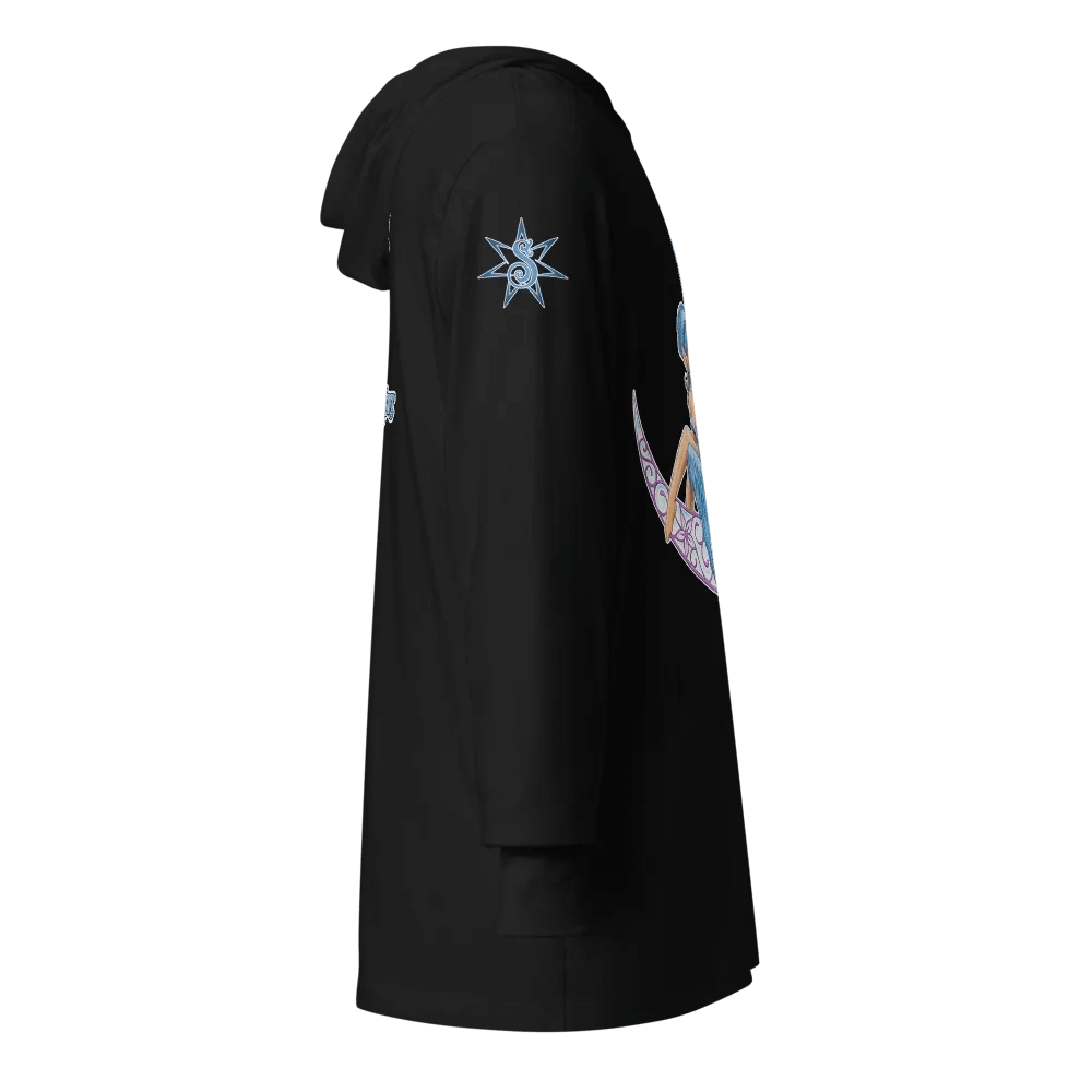 Moonflower Faery - SFA Long Sleeve Hoodie Tee product image (3)