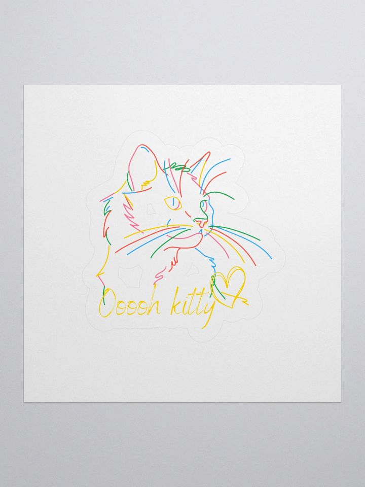 Ooooh Kitty Sticker product image (1)
