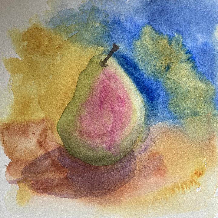 Original watercolor painting: Untitled (Pear Season) product image (1)