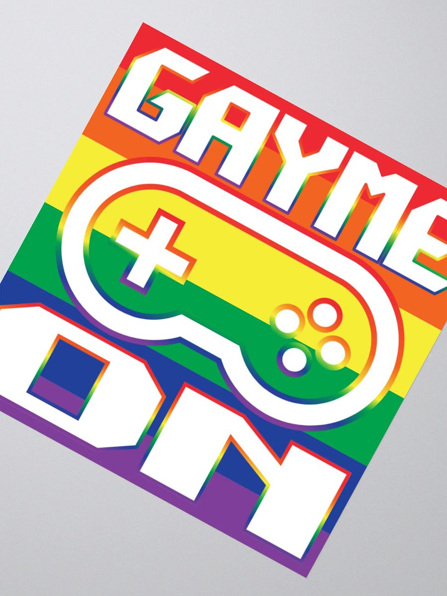 Gayme On! sticker product image (2)