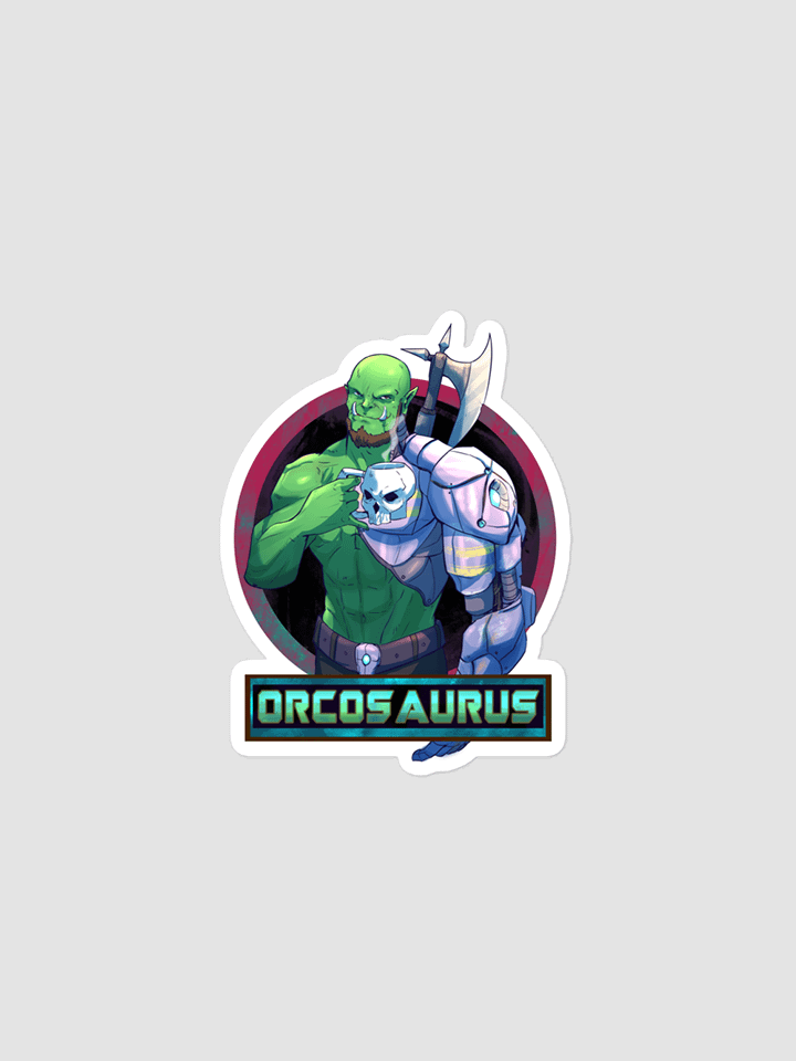 TheOrcosaurus Bubble-free stickers product image (1)