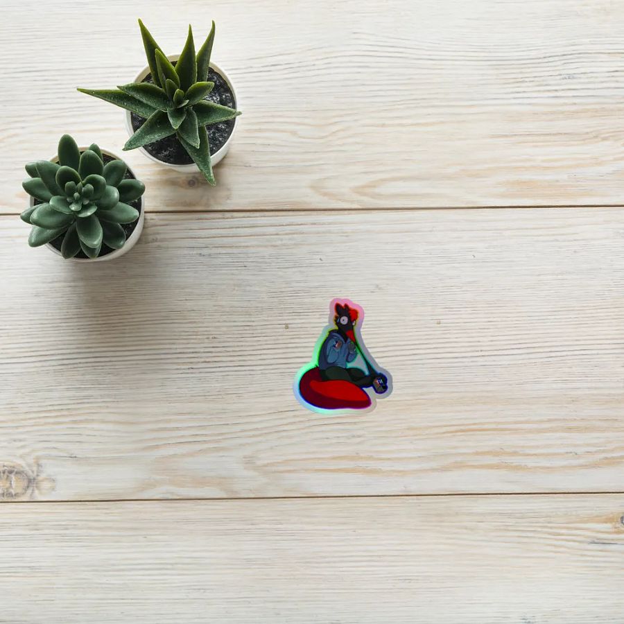 Peanut Butter Stretch Holographic Sticker product image (10)