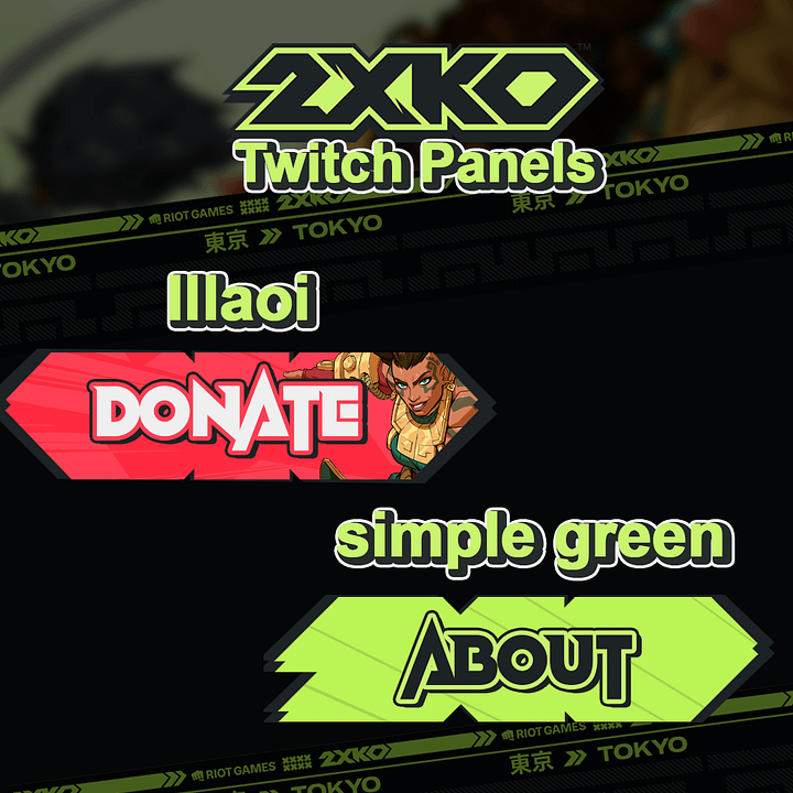 2XKO TWITCH PANNELS product image (1)