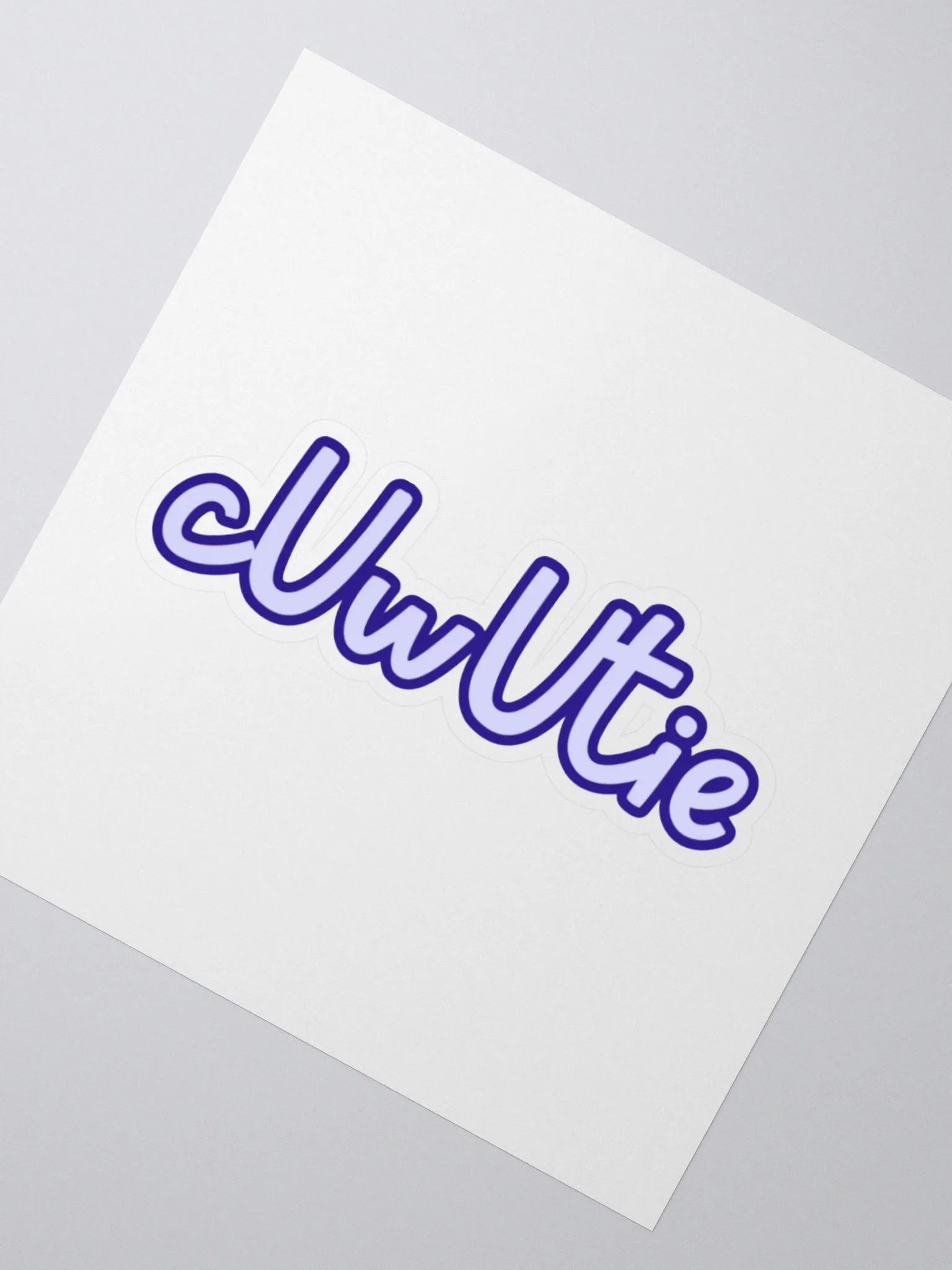 cUwUtie Sticker, Blue product image (5)