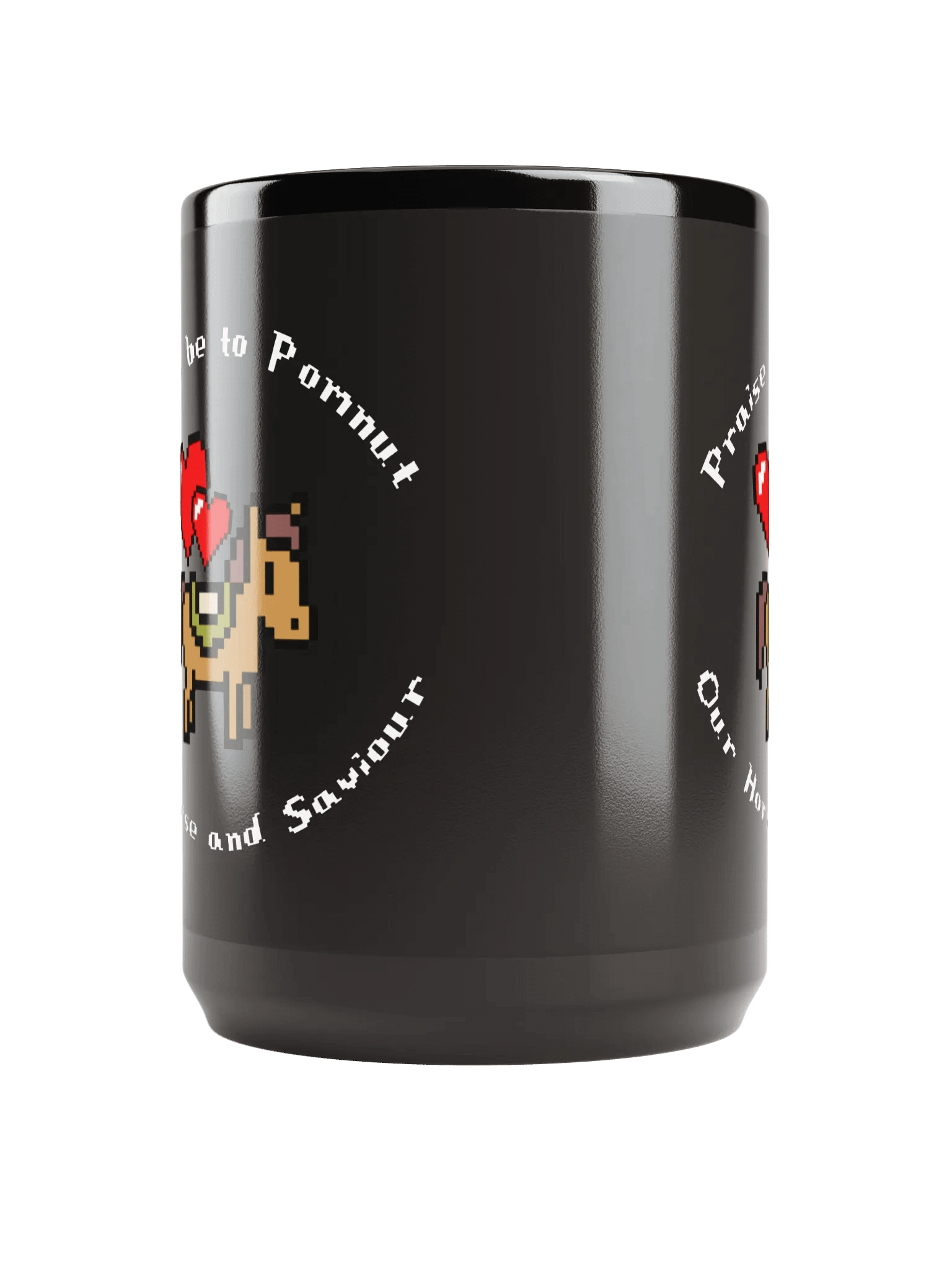 Praise be to Pomnut Mug - Black 15oz product image (6)