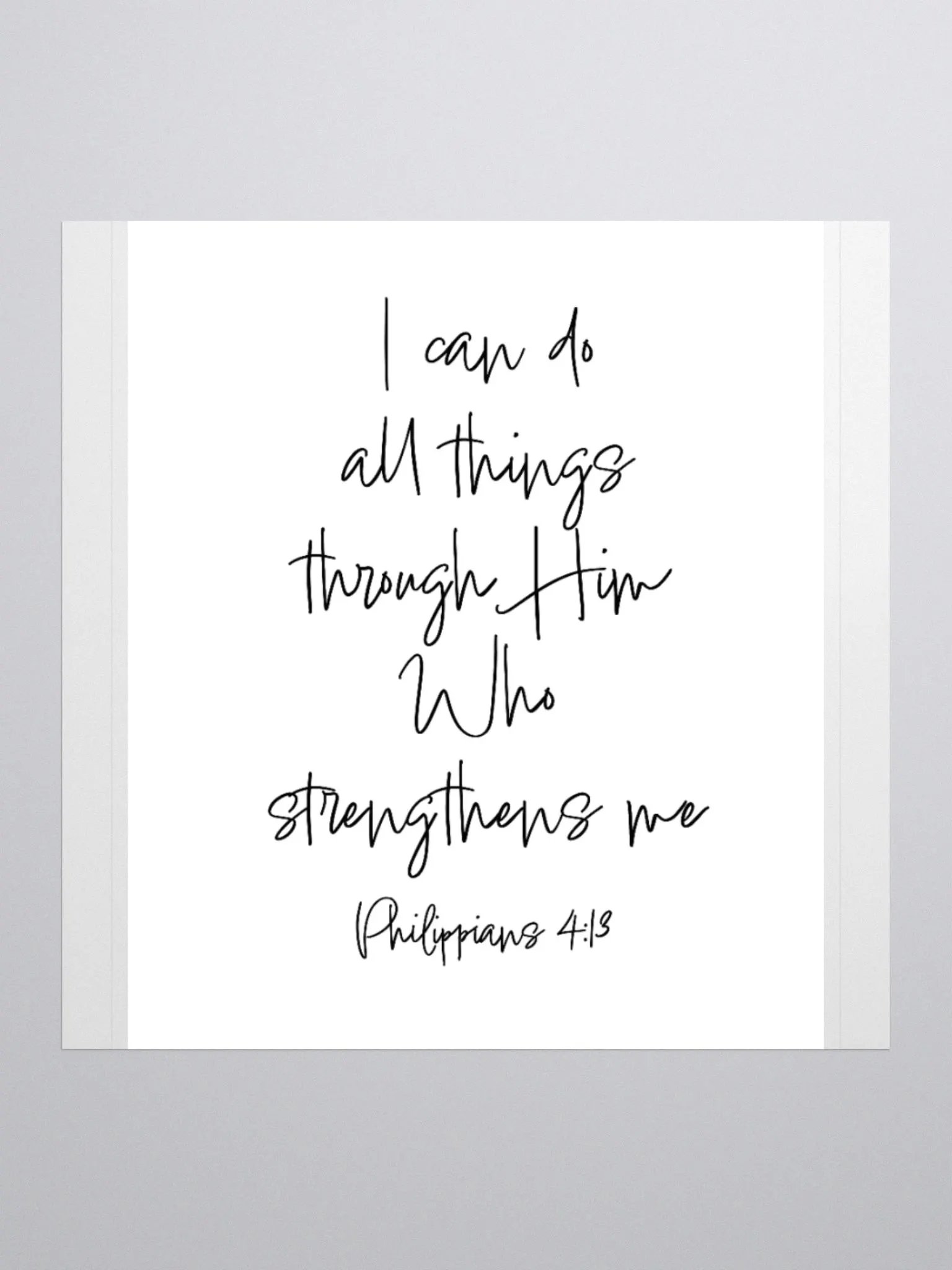 I Can Do All Things Through Him - Sticker product image (1)
