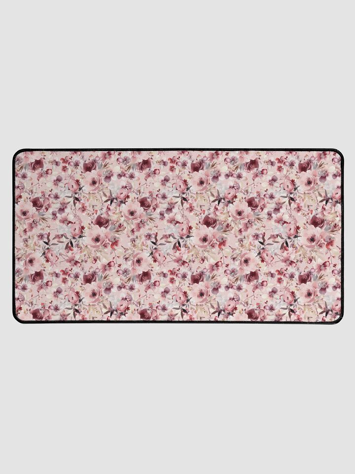 Pink Roses Garden Desk Mat product image (1)