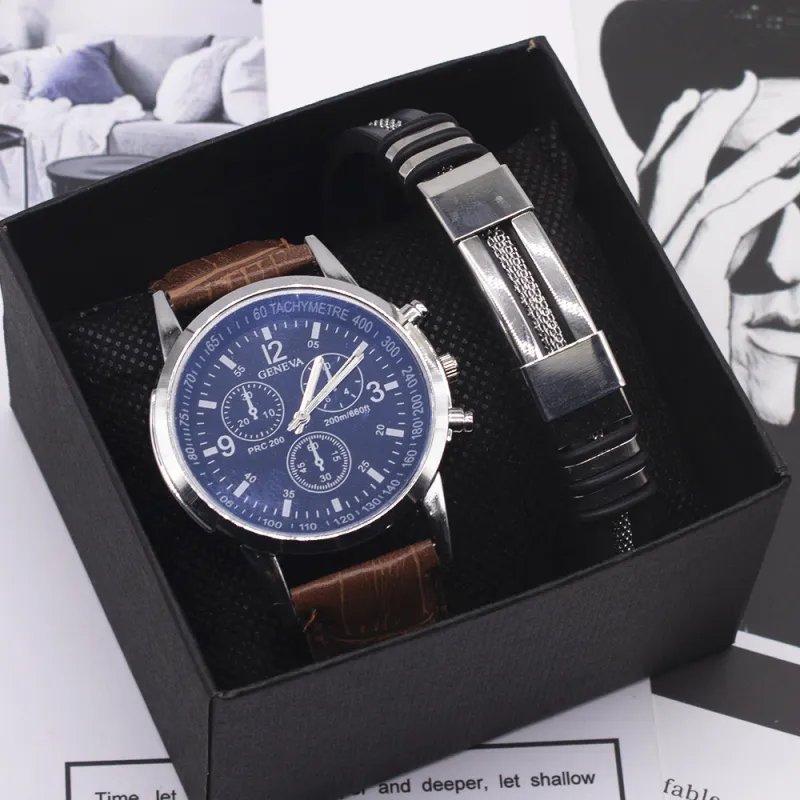 Blue Light Glass Wrist Watch Men New Watches product image (2)