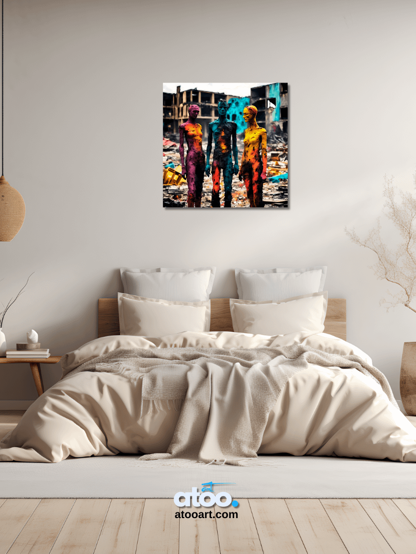 Elegy to Humanity - 13 | Canvas Art Painting product image (3)