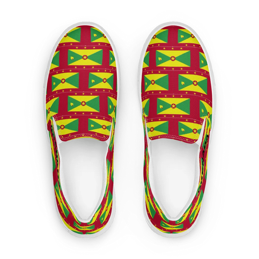 Grenada Flag Men's Slip-On Shoes product image (1)
