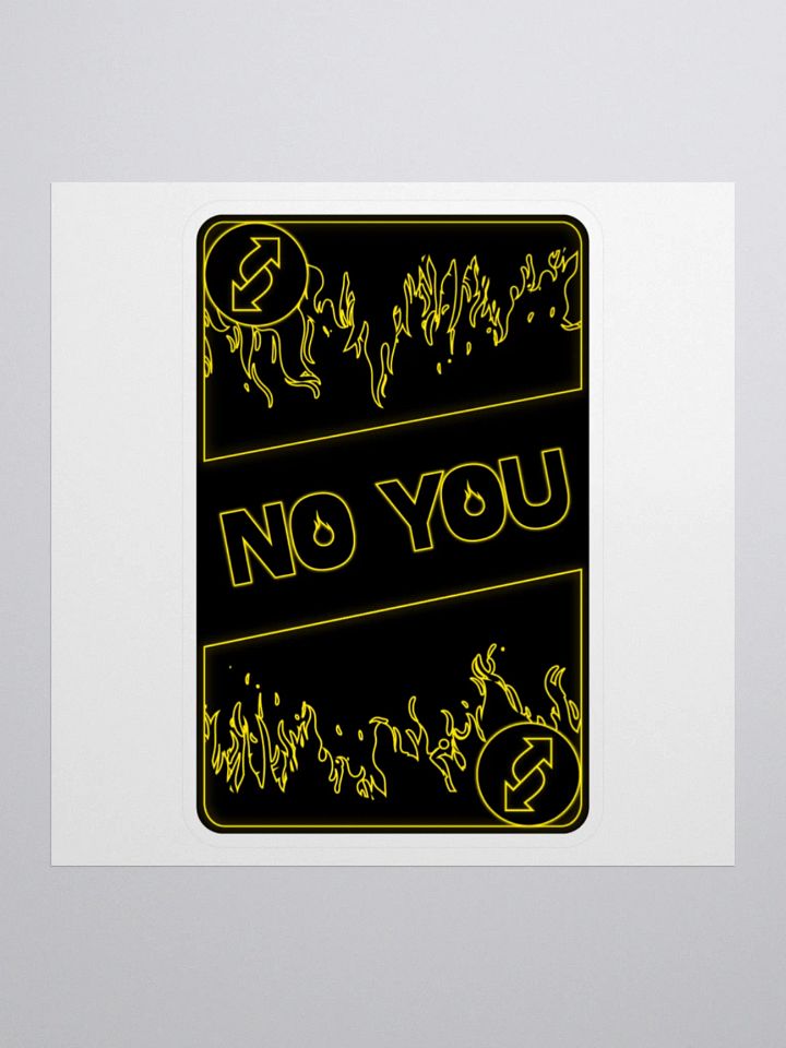 NO YOU Reverse Card product image (2)