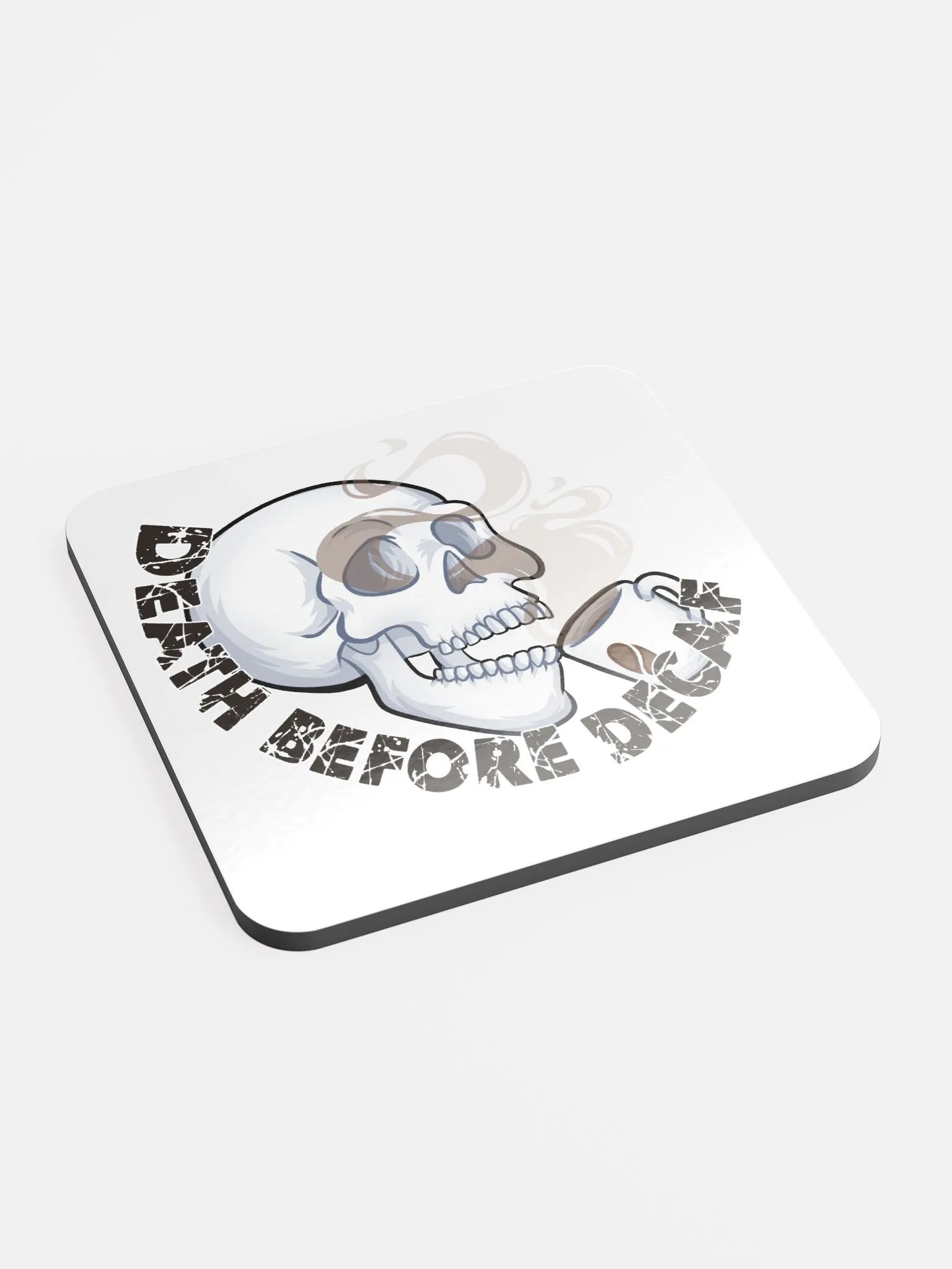 Death Before Decaf Drink Coaster product image (2)
