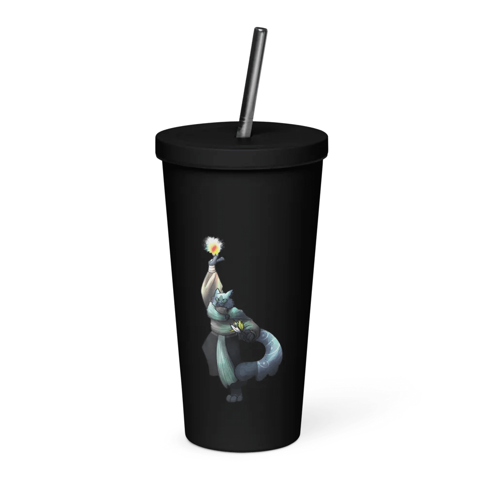 "Spellcasting" tumbler with straw product image (1)