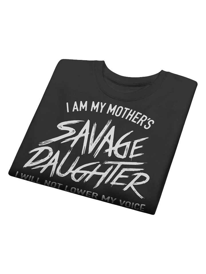 Savage Daughter Premium Sweatshirt (white print) product image (2)