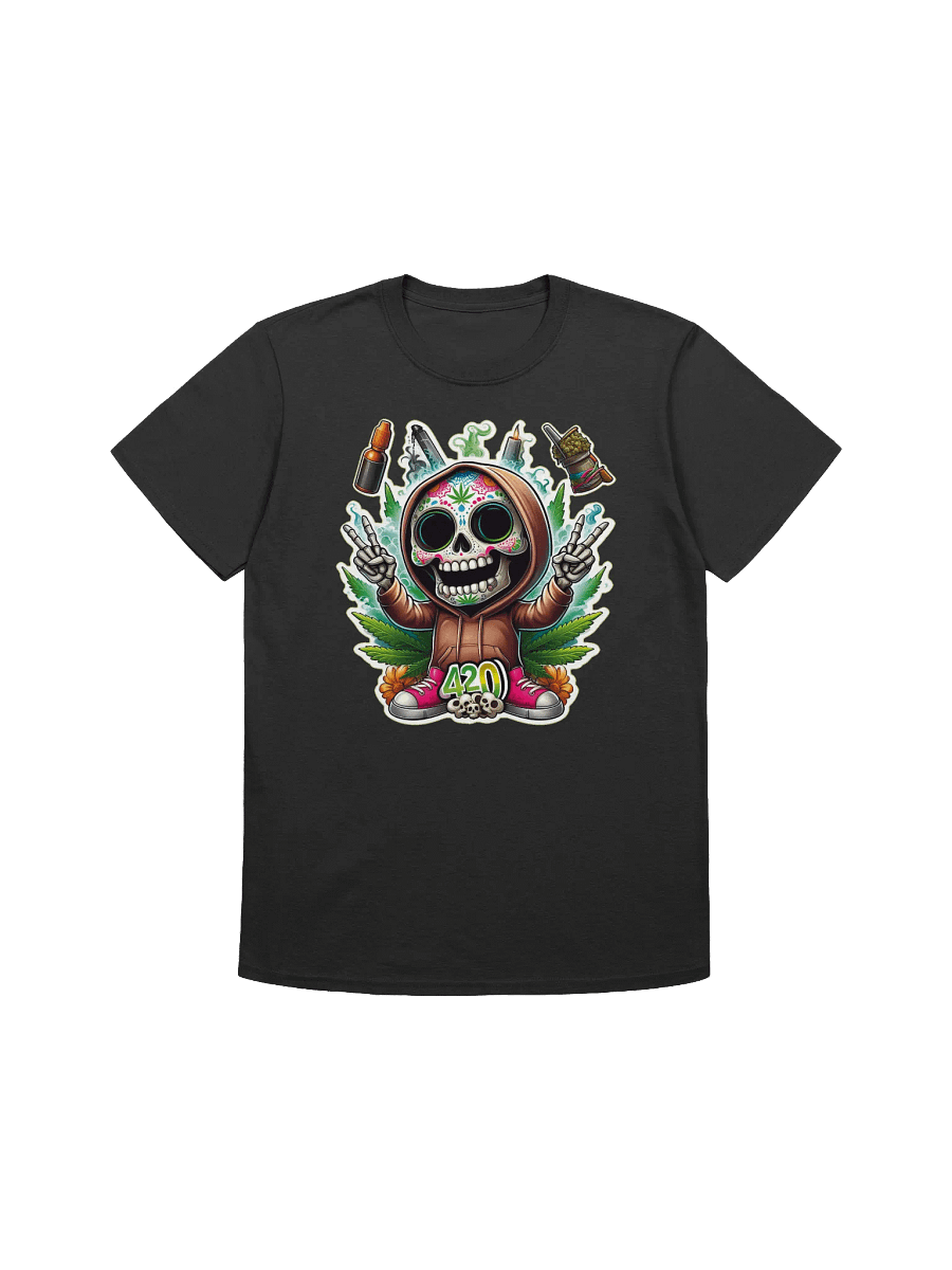 Sugar Skull Art - Stoner Celebration T-Shirt product image (1)