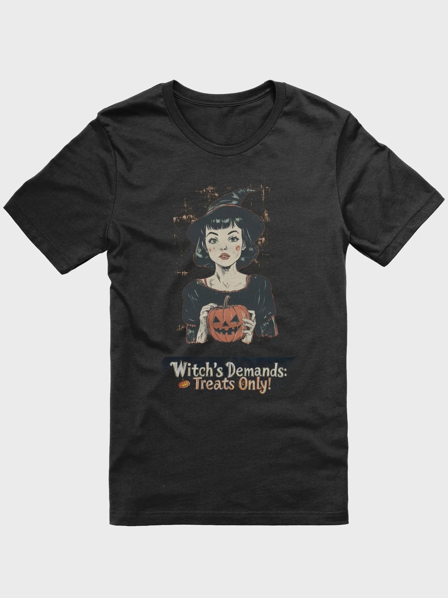 Witch’s Demands: Treats Only Halloween T-Shirt product image (1)