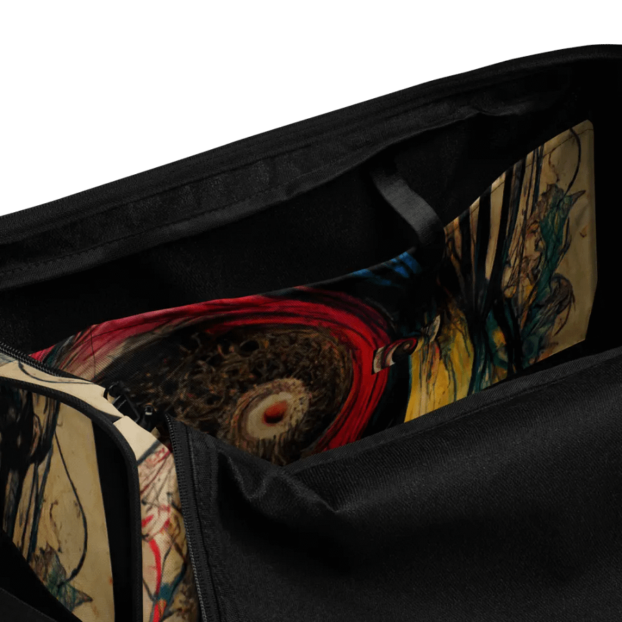 Vibrant Yin-Yang Swirl All-Over Duffle Bag product image (6)