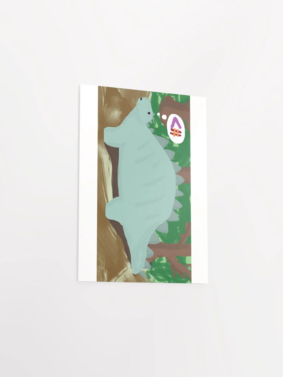 Dinosaur sending love print product image (3)