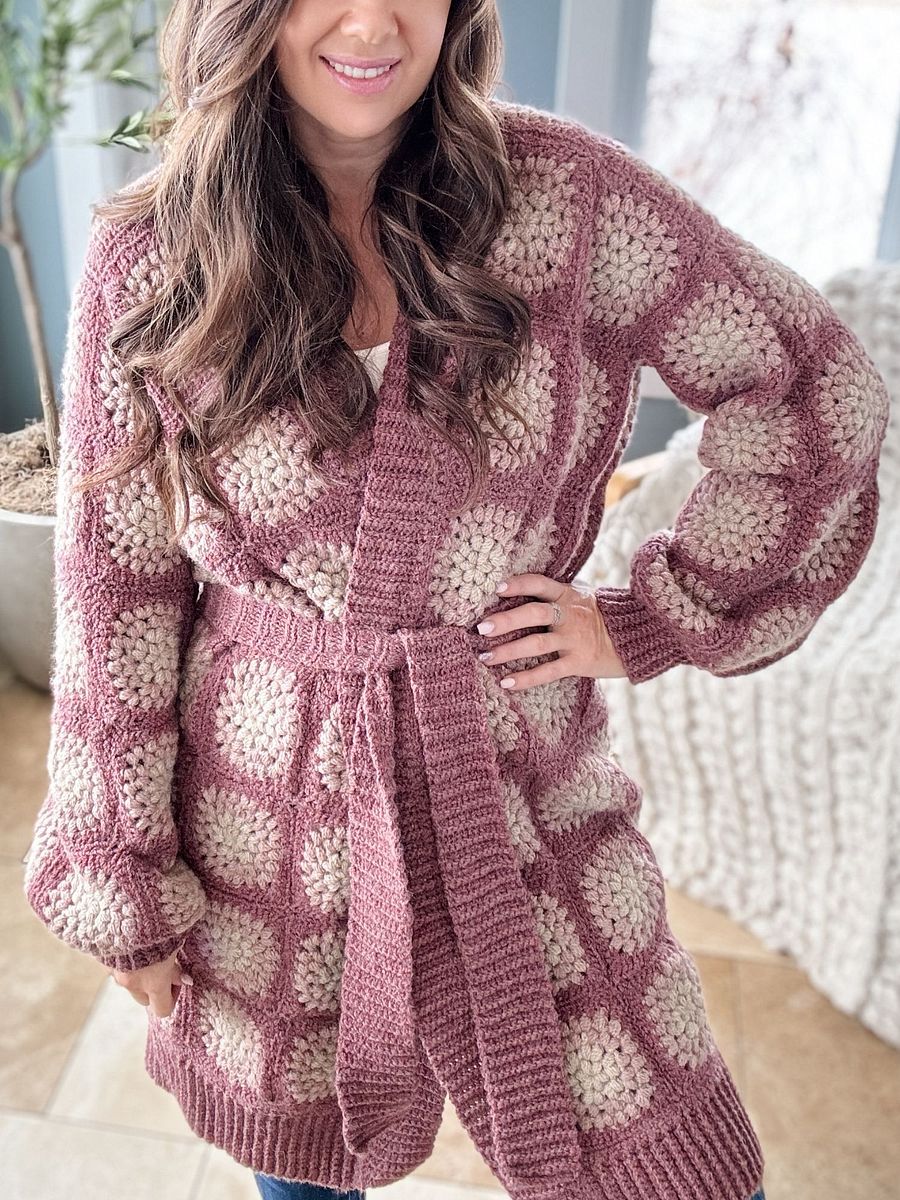 River Stone Coatigin Crochet Pattern product image (5)