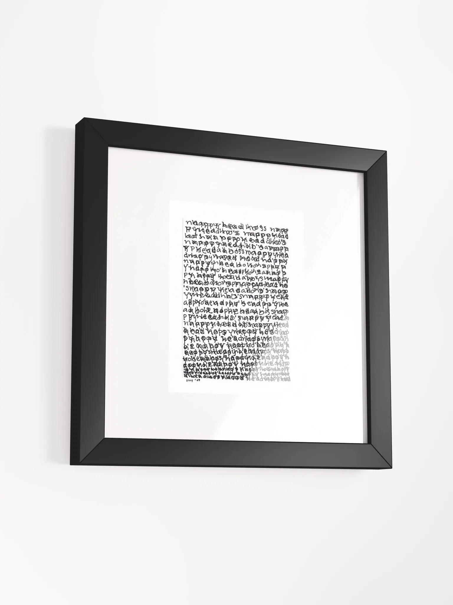 nappyhead ho's Panel Card Print Framed product image (2)