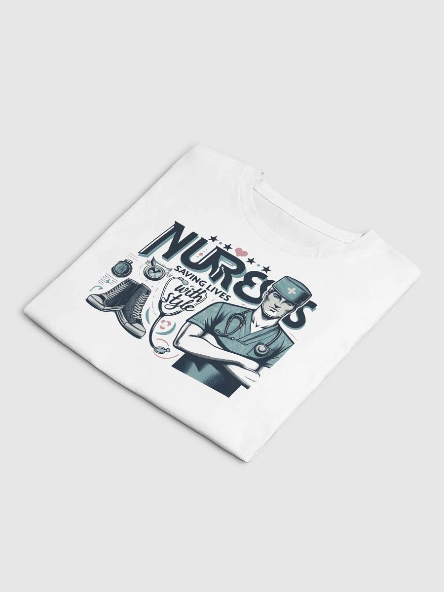 Stylish Nurse: Nurse's Saving Lives Crop Top product image (25)