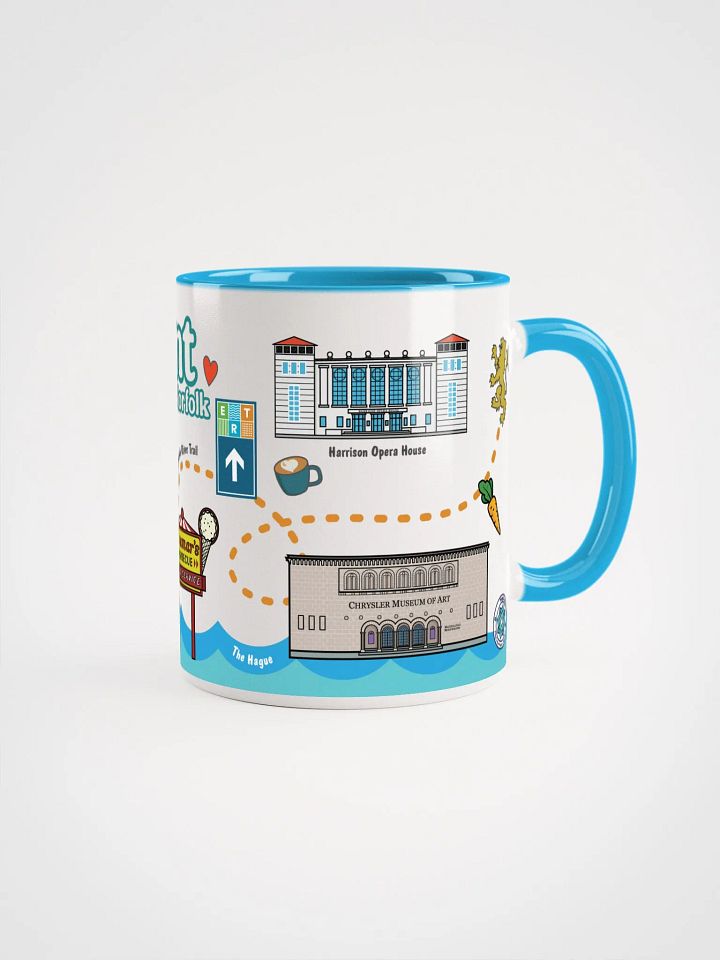 Ghent, Norfolk Virginia Coffee Mug - Color Inside product image (2)