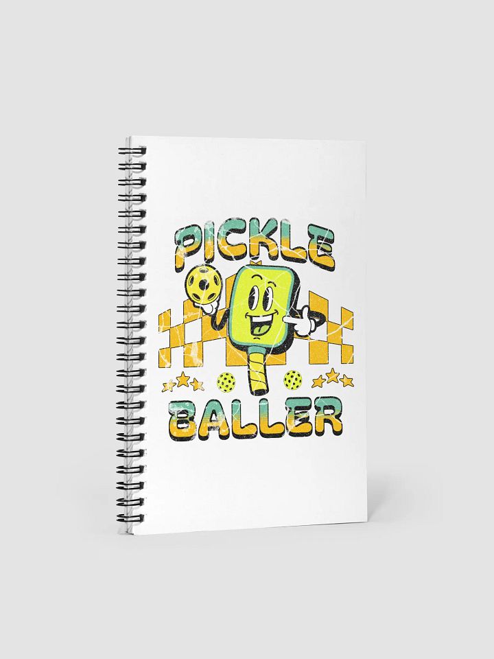 Pickle Baller Pickleball Spiral Notebook product image (2)