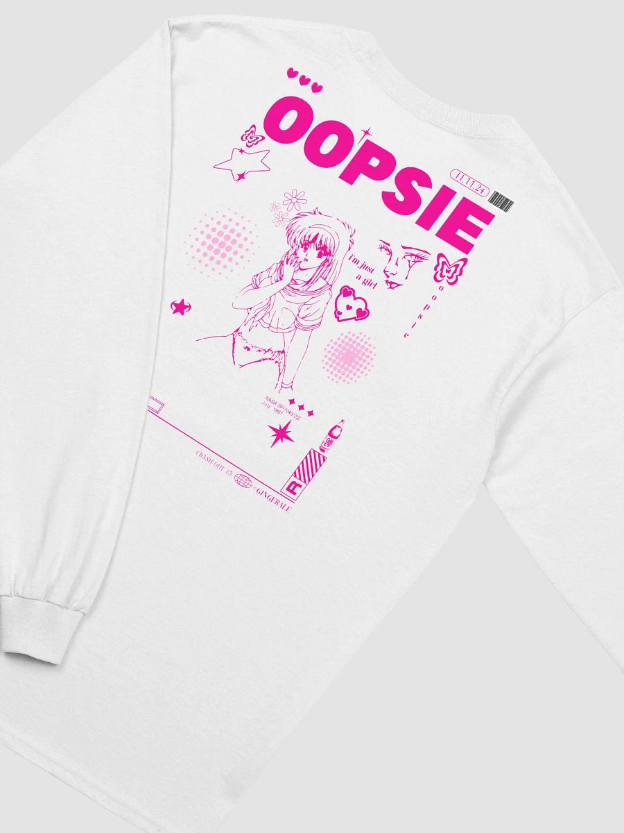 OOPSIE LONG TEE (PINK) product image (3)