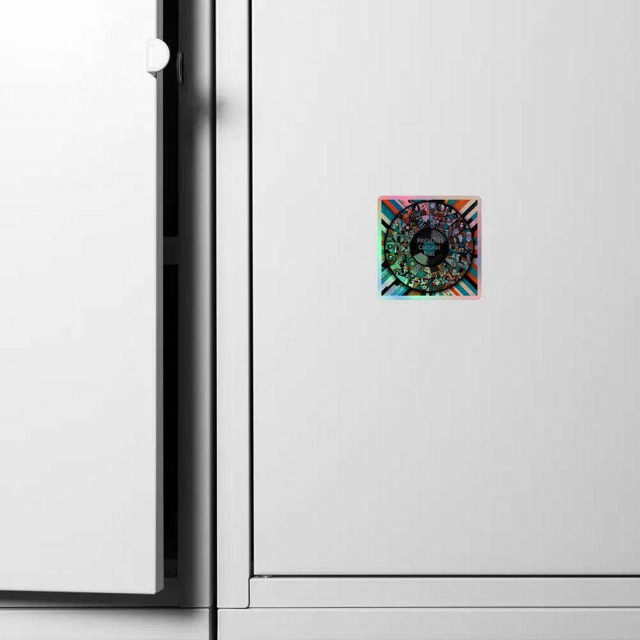 Presents Cultural Bias - Holographic Sticker product image (4)