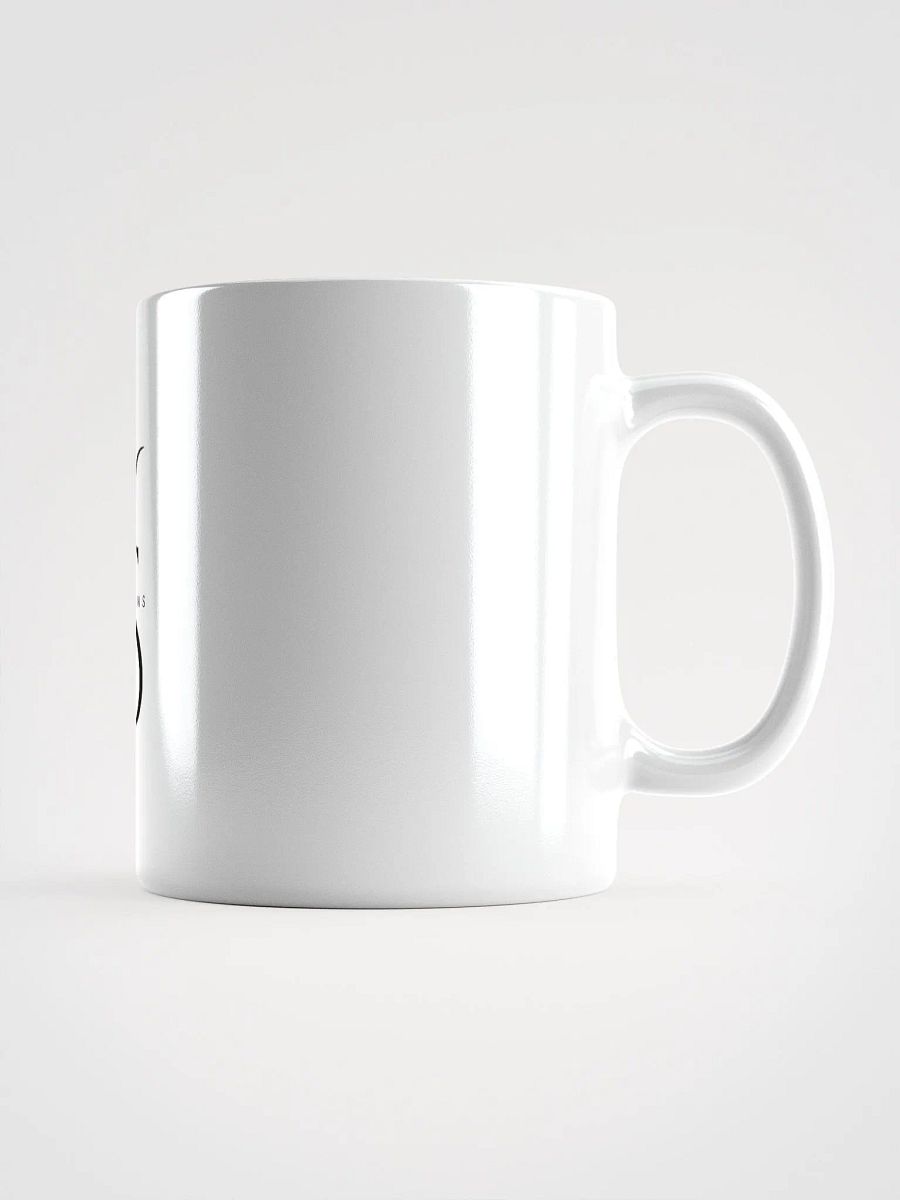 Elegant Calligraphy Vsdesigns Logo White Glossy Mug #2 product image (2)