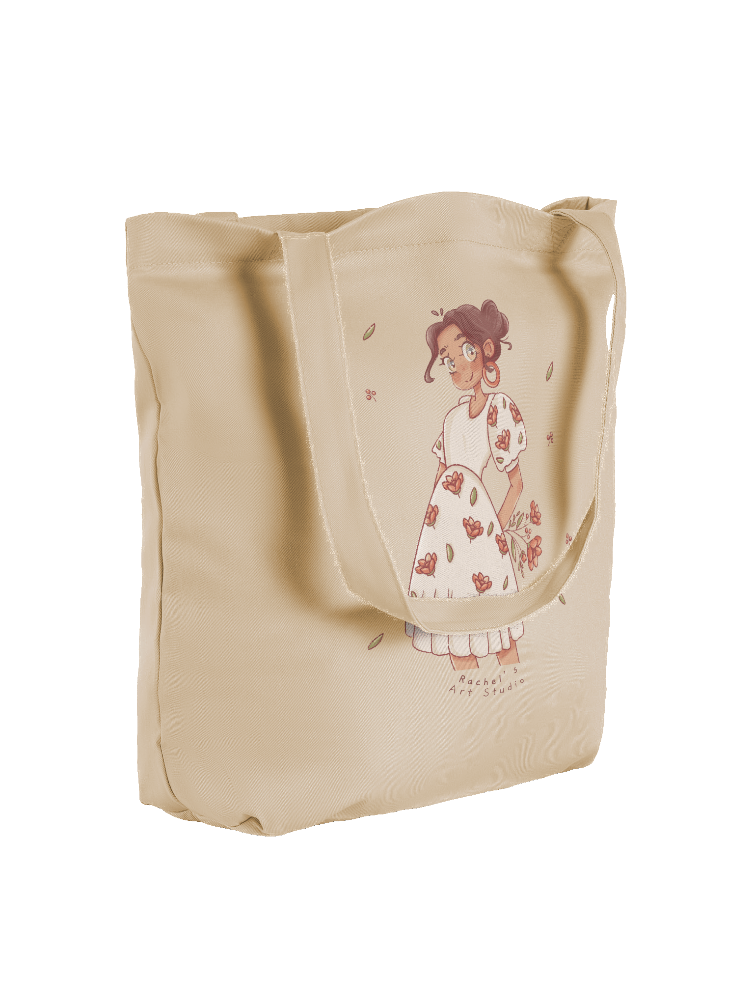 Bloom in Style – Rachel’s Art Studio Floral Dress Tote product image (4)