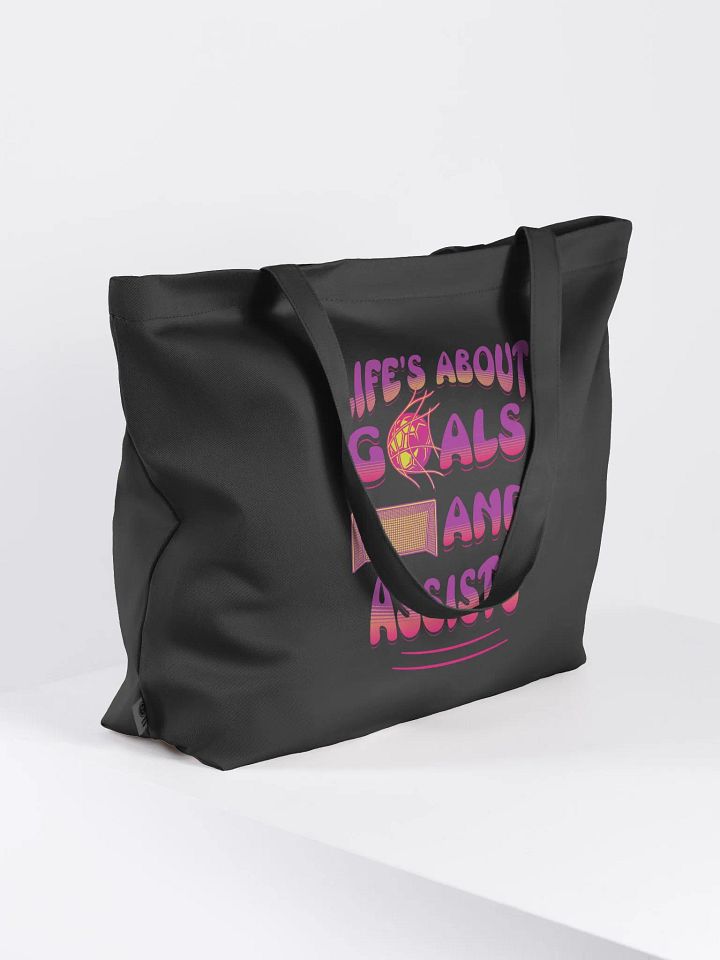 Lifes About Goals And Assists Soccer Gradient Tote product image (4)