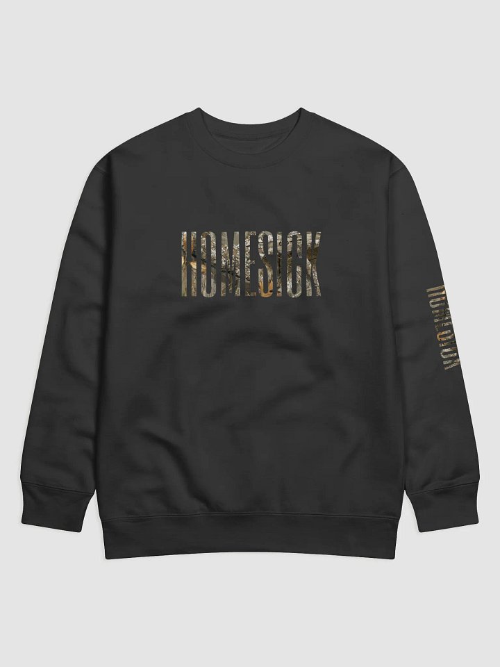HOME SICK BLACK CREWNECK product image (1)