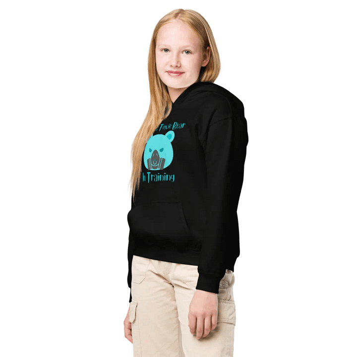 Toxic Bear In Training Kids Hoodie product image (2)