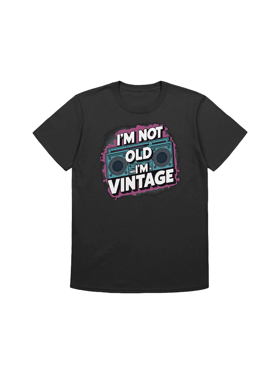 Retro Vintage - Old-School Cool: A Boombox Tribute T-Shirt product image (1)