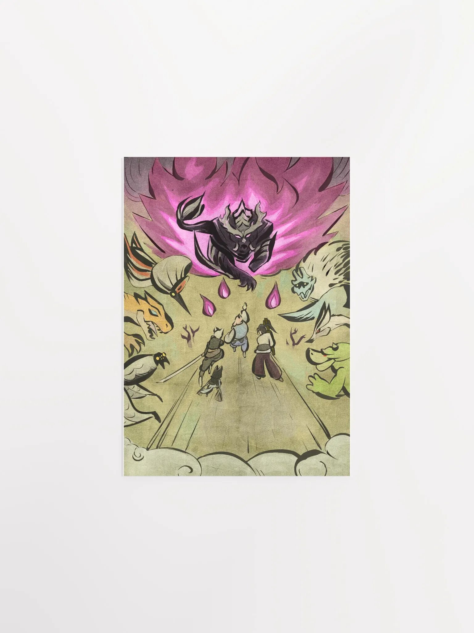 MH Comic: Magnamalo's Approach (Matte Poster) product image (1)