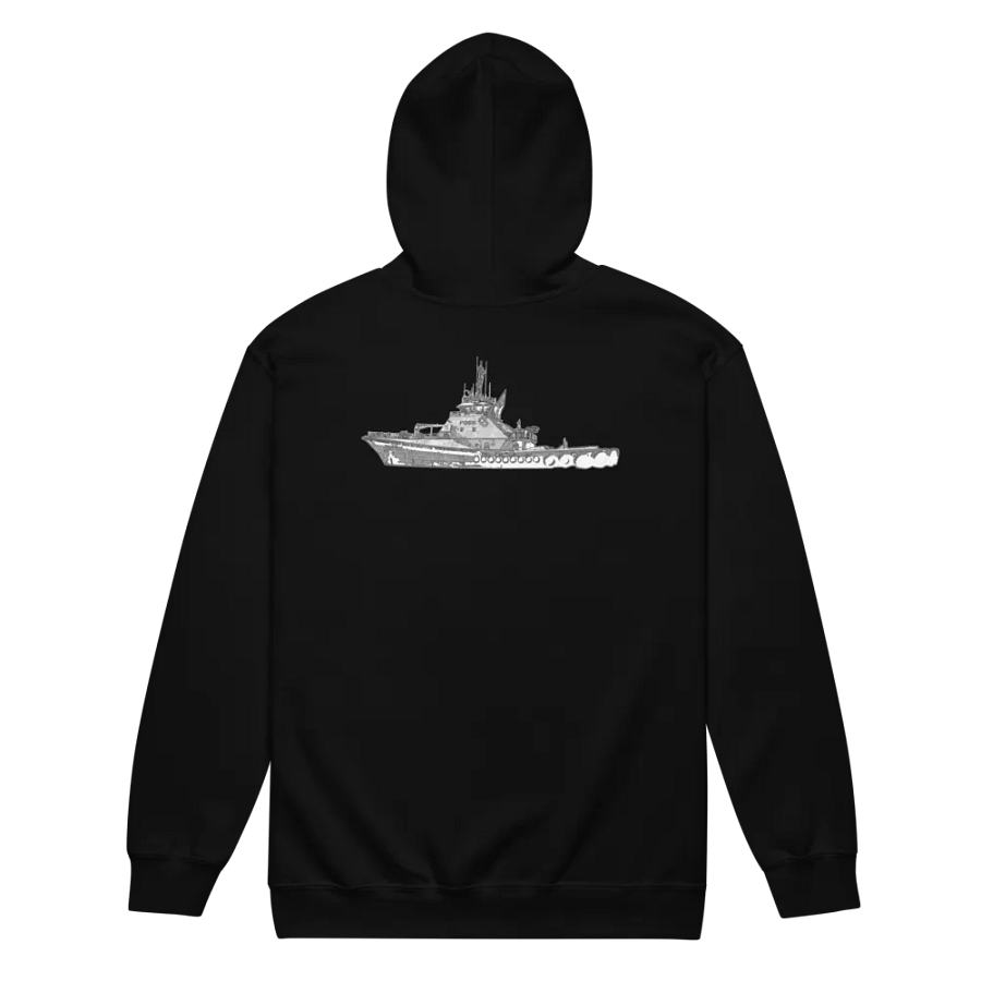 FOSS Tugboat Sketch Zip Hoodie product image (7)