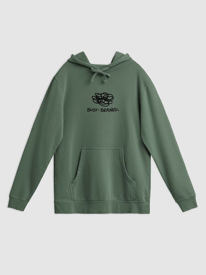 BUSY-BRAINED Printed Pigment Hoodie product image (1)
