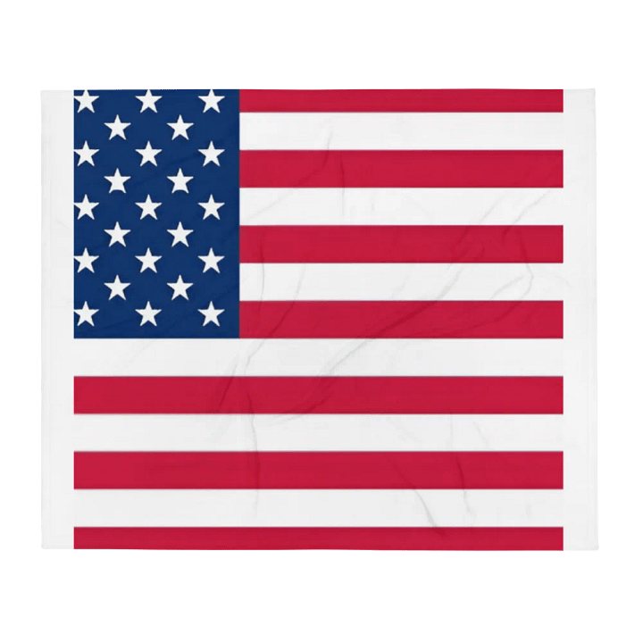 USA Flag Throw Blanket product image (1)