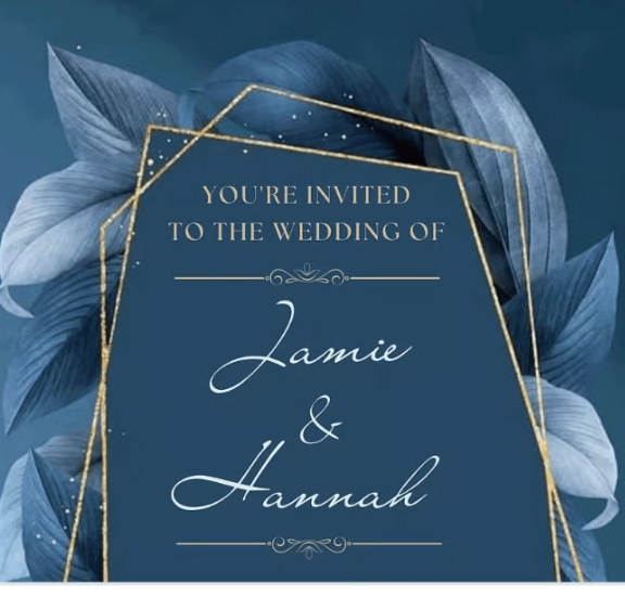 Digital Editable Wedding invitation product image (1)