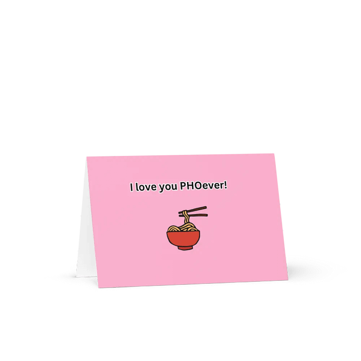 I love you PHOever! Card product image (1)