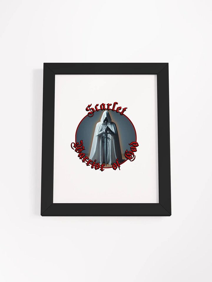 scarlets framed poster product image (2)