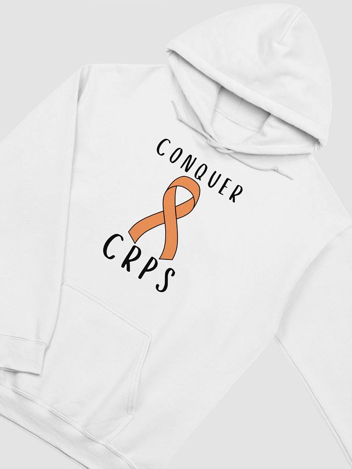 Classic Conquer CRPS Awareness Hoodie- Black Print product image (2)