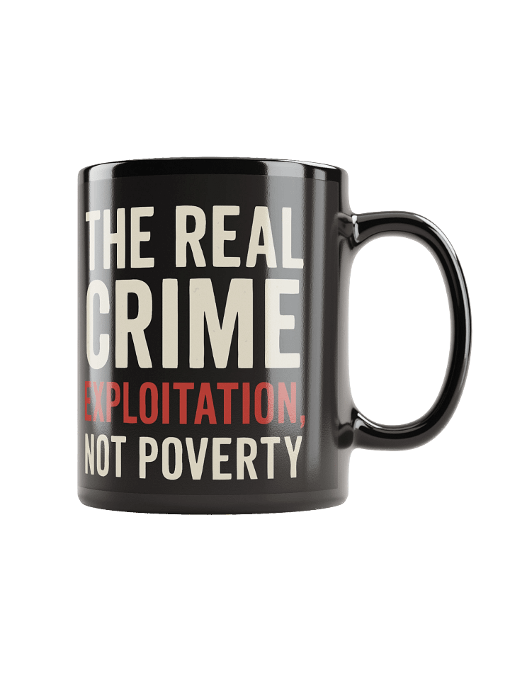 Exploitation Black Glossy Mug product image (2)