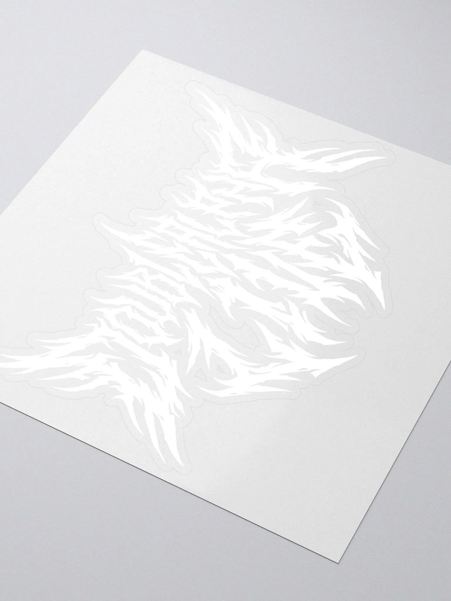 Metal Sticker - White product image (3)