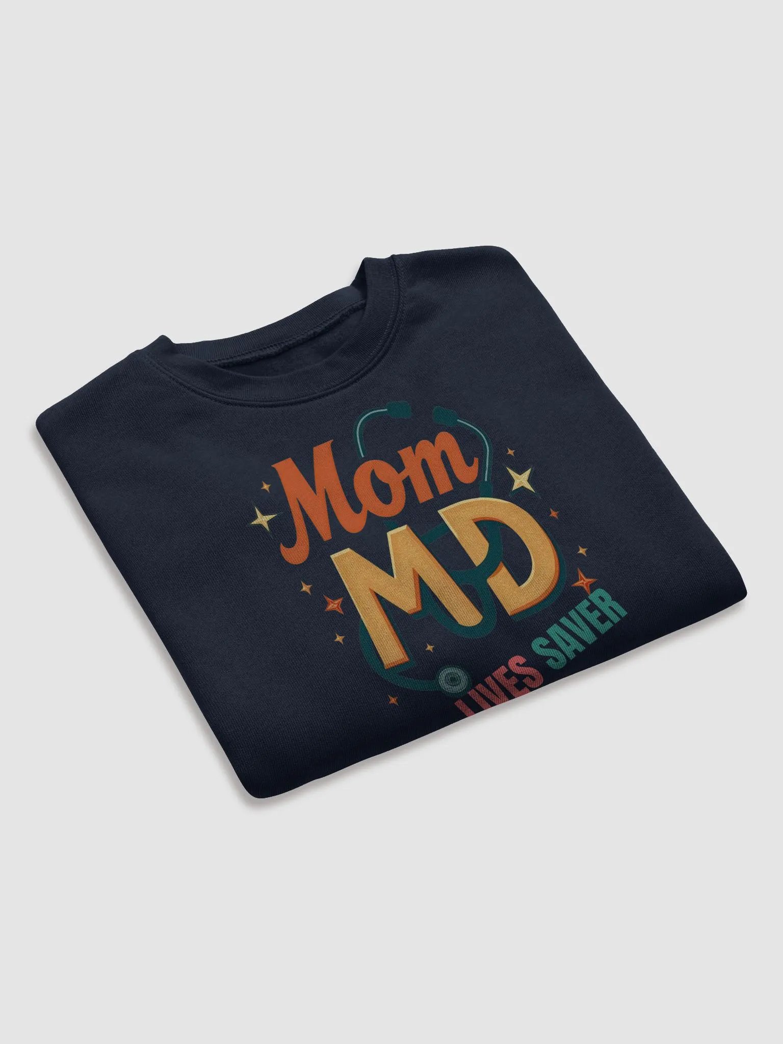 Mom MD Life Saver Fleece Crop Sweatshirt product image (33)
