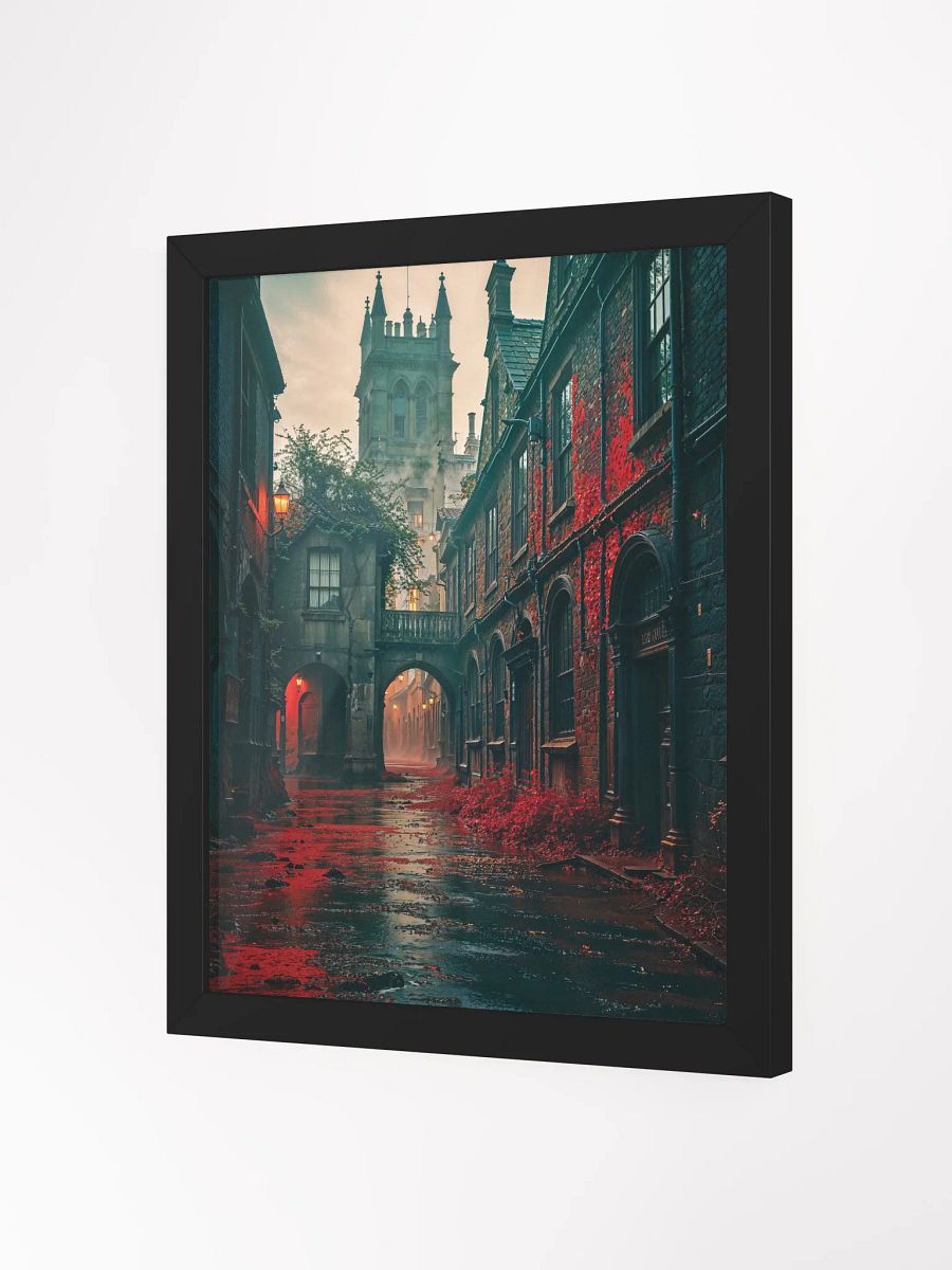 Gothic Crimson Passage Framed Print product image (8)