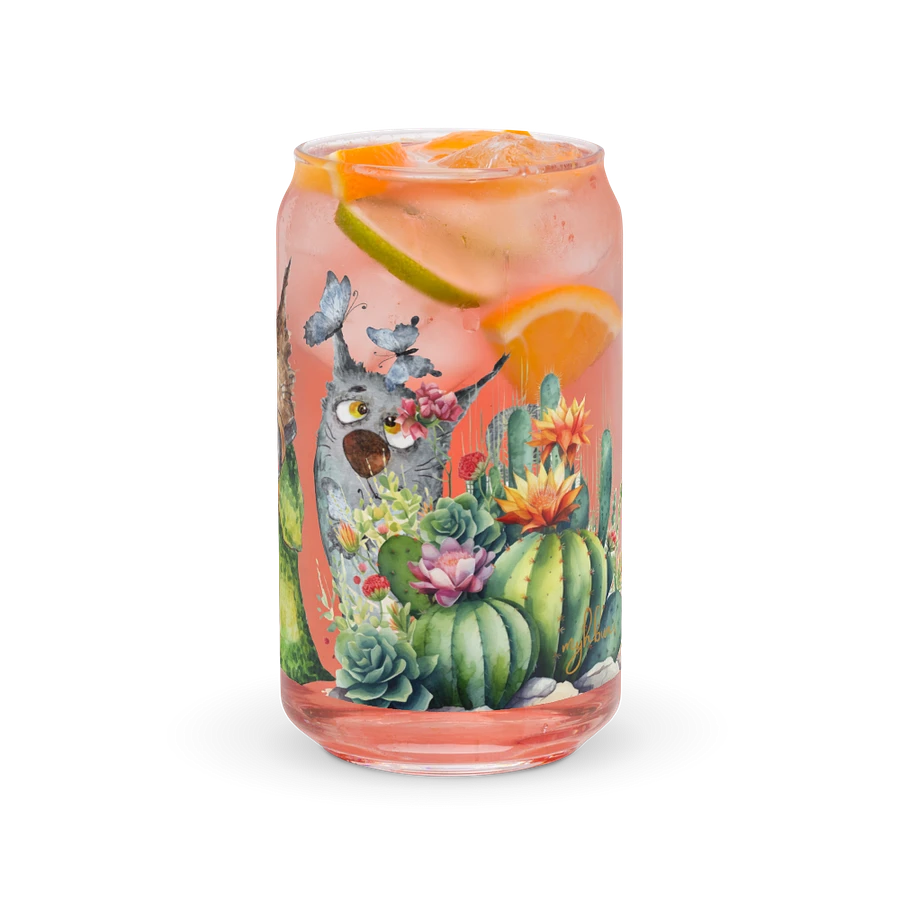 Desert Bloom: A Tale of Resilience Glass Can (16 oz) product image (15)